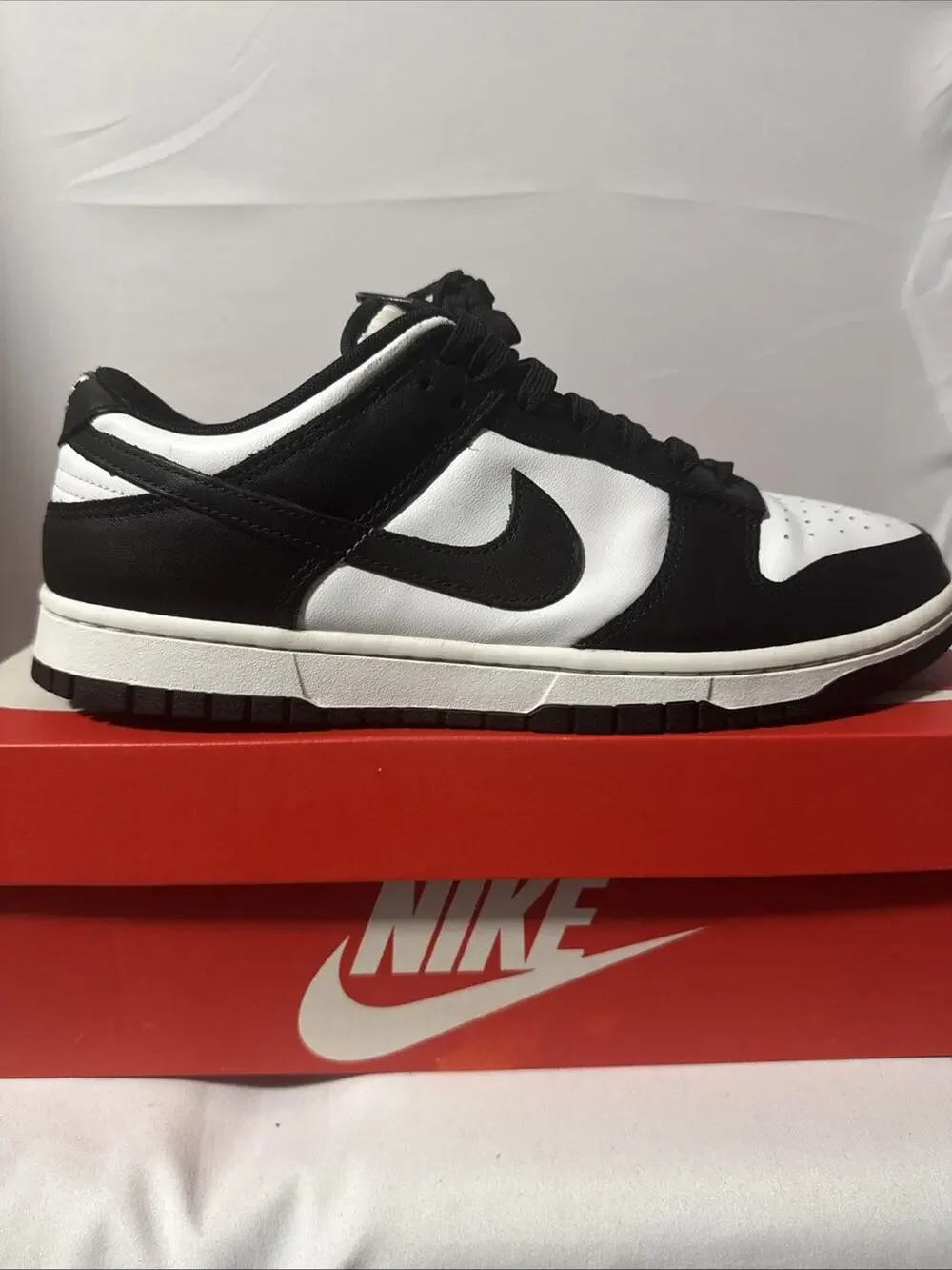 Size 11- Nike Dunk Low Black White Retro With OG Box